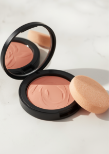 cream blush makeup product in container