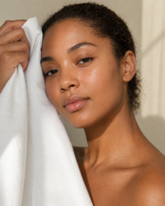 How to find your foundation shade using the white fabric undertone test